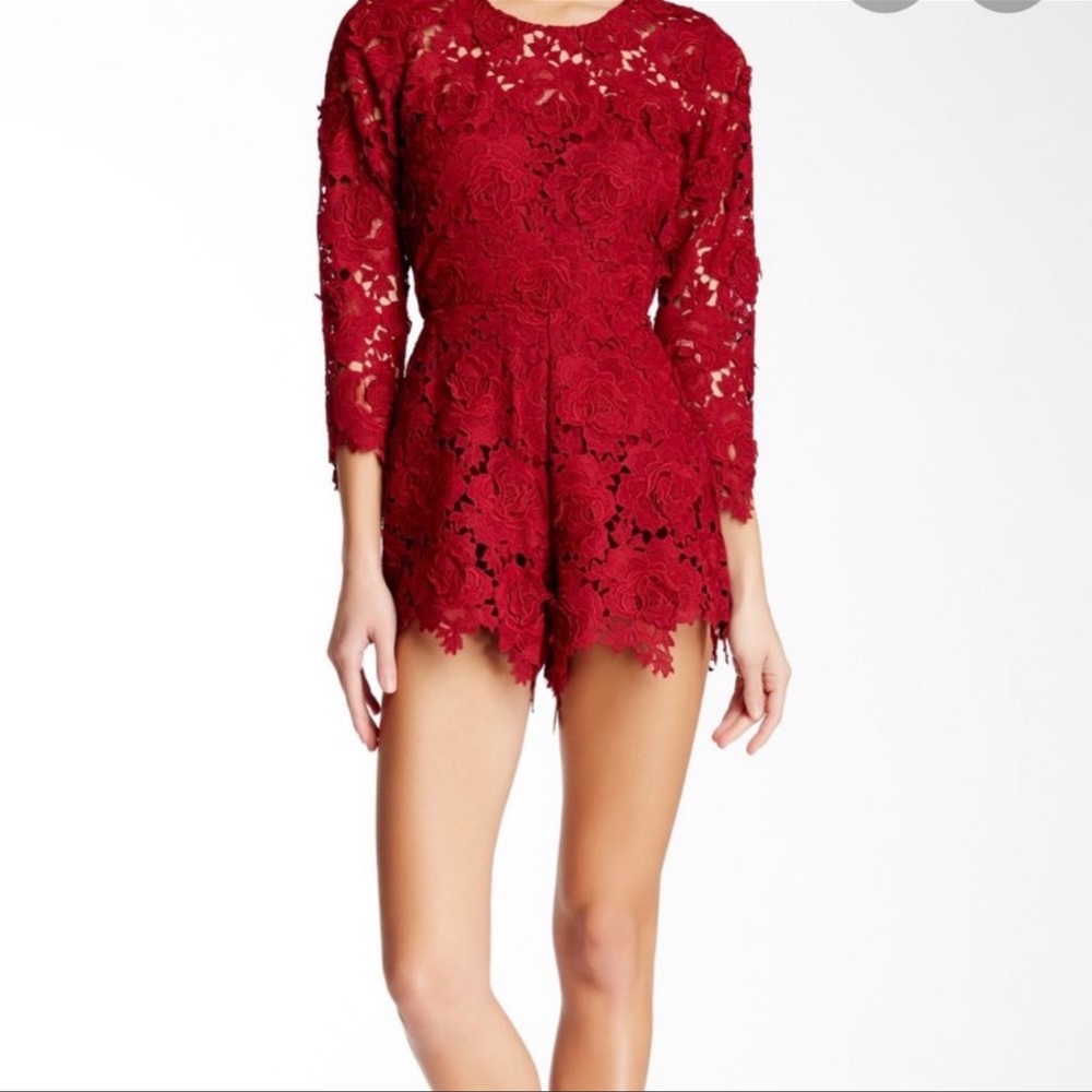 LOVERS + FRIENDS Peony romper